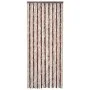 Cortina mosquitera beige y marrón claro chenilla 120x220 cm de , Mosquiteras para ventanas - Ref: Foro24-315122, Precio: 71,9...