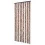 Cortina mosquitera beige y marrón claro chenilla 120x220 cm de , Mosquiteras para ventanas - Ref: Foro24-315122, Precio: 71,9...