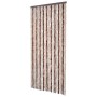 Cortina mosquitera beige y marrón claro chenilla 120x220 cm de , Mosquiteras para ventanas - Ref: Foro24-315122, Precio: 68,9...
