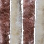 Cortina mosquitera beige y marrón claro chenilla 120x220 cm de , Mosquiteras para ventanas - Ref: Foro24-315122, Precio: 68,9...