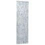 Cortina mosquitera de chenilla blanca y gris 120x220 cm de , Mosquiteras para ventanas - Ref: Foro24-315134, Precio: 69,64 €,...