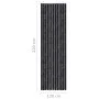 Anthracite gray chenille mosquito net curtain 120x220 cm by , Mosquito nets for windows - Ref: Foro24-315143, Price: 71,93 €,...