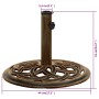 Base de sombrilla de hierro fundido bronce 44x44x31 cm de , Bases para sombrillas - Ref: Foro24-317758, Precio: 59,52 €, Desc...