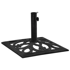 Base de sombrilla de hierro fundido negro 47x47x33 cm de , Bases para sombrillas - Ref: Foro24-317764, Precio: 66,76 €, Descu...