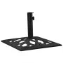 Base de sombrilla de hierro fundido negro 47x47x33 cm de , Bases para sombrillas - Ref: Foro24-317764, Precio: 66,76 €, Descu...