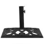 Base de sombrilla de hierro fundido negro 47x47x33 cm de , Bases para sombrillas - Ref: Foro24-317764, Precio: 66,76 €, Descu...