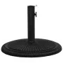 Base de sombrilla de hierro fundido negro 45x45x30 cm de , Bases para sombrillas - Ref: Foro24-317772, Precio: 66,74 €, Descu...