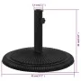 Base de sombrilla de hierro fundido negro 45x45x30 cm de , Bases para sombrillas - Ref: Foro24-317772, Precio: 66,74 €, Descu...