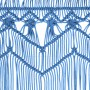 Cortina de macramé algodón azul 140x240 cm de , Cortinas y visillos - Ref: Foro24-323988, Precio: 42,56 €, Descuento: %