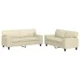 2-teilige Sofagarnitur aus cremefarbenem Kunstleder von , Sofas - Ref: Foro24-3201915, Preis: 448,70 €, Rabatt: %