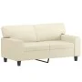 Juego de sofás 2 piezas cuero sintético color crema de , Sofás - Ref: Foro24-3201915, Precio: 448,70 €, Descuento: %