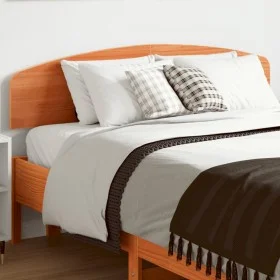 Cabecero de cama madera maciza de pino marrón cera 135 cm de , Cabeceros y pies de cama - Ref: Foro24-842509, Precio: 48,69 €...