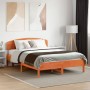 Cabecero de cama madera maciza de pino marrón cera 135 cm de , Cabeceros y pies de cama - Ref: Foro24-842509, Precio: 49,31 €...
