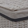 Cesto de la ropa sucia de sauce blanco de vidaXL, Cestas para ropa - Ref: Foro24-286978, Precio: 90,00 €, Descuento: %