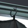 Cenador con cortina gris antracita aluminio 300x300 cm de vidaXL, Carpas y cenadores - Ref: Foro24-48043, Precio: 474,94 €, D...