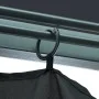 Cenador con cortina gris antracita aluminio 300x300 cm de vidaXL, Carpas y cenadores - Ref: Foro24-48043, Precio: 502,74 €, D...