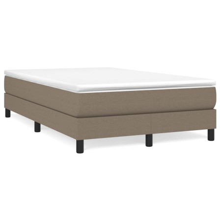 Cama box spring con colchón tela gris taupe 120x190 cm de , Camas y somieres - Ref: Foro24-3269661, Precio: 339,71 €, Descuen...