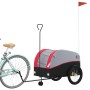 Remolque para bicicleta hierro negro y rojo 45 kg de , Remolques para bicicletas - Ref: Foro24-94153, Precio: 103,49 €, Descu...