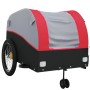 Remolque para bicicleta hierro negro y rojo 45 kg de , Remolques para bicicletas - Ref: Foro24-94153, Precio: 103,49 €, Descu...