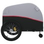 Remolque para bicicleta hierro negro y rojo 45 kg de , Remolques para bicicletas - Ref: Foro24-94153, Precio: 103,49 €, Descu...