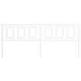 Cabecero de metal blanco 193 cm de , Cabeceros y pies de cama - Ref: Foro24-374327, Precio: 49,34 €, Descuento: %