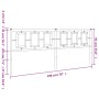 Cabecero de metal blanco 193 cm de , Cabeceros y pies de cama - Ref: Foro24-374327, Precio: 50,05 €, Descuento: %