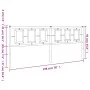 Kopfteil aus weißem Metall, 193 cm von , Kopf- und Fußteile - Ref: Foro24-374327, Preis: 49,34 €, Rabatt: %