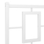 Estructura de cama con cabecero metal blanca 200x200 cm de , Camas y somieres - Ref: Foro24-374297, Precio: 124,12 €, Descuen...