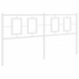 Cabecero de metal blanco 160 cm de , Cabeceros y pies de cama - Ref: Foro24-374325, Precio: 44,03 €, Descuento: %
