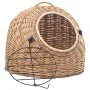 Natural willow cat carrier 45x35x35 cm by vidaXL, Pet carriers and boxes - Ref: Foro24-170907, Price: 66,76 €, Discount: %