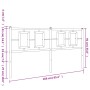 Cabecero de metal blanco 160 cm de , Cabeceros y pies de cama - Ref: Foro24-374325, Precio: 44,03 €, Descuento: %