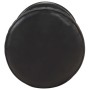 Taburete de cocina de cuero auténtico negro en Taburetes de cocina | Comprar online en Foru.es