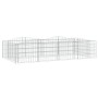 Arriate de gaviones forma arco hierro galvanizado 200x100x50 cm de , Maceteros y jardineras - Ref: Foro24-153550, Precio: 63,...