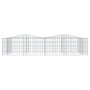 Arriate de gaviones forma arco hierro galvanizado 200x100x50 cm de , Maceteros y jardineras - Ref: Foro24-153550, Precio: 63,...