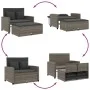 Garden sofa with cushions 2 seater gray synthetic rattan by , Outdoor sofas - Ref: Foro24-365134, Price: 280,71 €, Discount: %