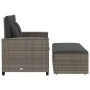 Garden sofa with cushions 2 seater gray synthetic rattan by , Outdoor sofas - Ref: Foro24-365134, Price: 280,71 €, Discount: %