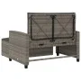Garden sofa with cushions 2 seater gray synthetic rattan by , Outdoor sofas - Ref: Foro24-365134, Price: 280,71 €, Discount: %