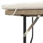 Garden sofa with cushions 2 seater rattan and beige acacia wood by , Outdoor sofas - Ref: Foro24-365143, Price: 323,90 €, Dis...