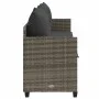 Tumbona con cojines ratán sintético gris de , Tumbonas - Ref: Foro24-368346, Precio: 238,99 €, Descuento: %