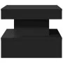 Mesa de centro con luces LED negro 50x50x40 cm de , Mesas de centro - Ref: Foro24-839841, Precio: 64,87 €, Descuento: %