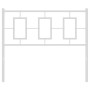 Cabecero de metal blanco 100 cm de , Cabeceros y pies de cama - Ref: Foro24-374319, Precio: 32,44 €, Descuento: %