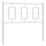 Cabecero de metal blanco 100 cm de , Cabeceros y pies de cama - Ref: Foro24-374319, Precio: 32,44 €, Descuento: %