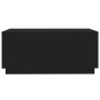 Mesa de centro con luces LED negro 90x50x40 cm de , Mesas de centro - Ref: Foro24-839876, Precio: 67,91 €, Descuento: %
