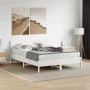 Solid white pine wood bed headboard 150 cm by , Headboards and footboards - Ref: Foro24-844774, Price: 41,89 €, Discount: %