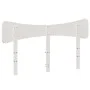 Solid white pine wood bed headboard 150 cm by , Headboards and footboards - Ref: Foro24-844774, Price: 41,89 €, Discount: %