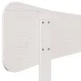 Bettkopfteil aus massivem weißem Kiefernholz, 150 cm von , Kopf- und Fußteile - Ref: Foro24-844774, Preis: 41,89 €, Rabatt: %