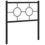 Kopfteil aus schwarzem Metall, 75 cm von , Kopf- und Fußteile - Ref: Foro24-376252, Preis: 30,77 €, Rabatt: %