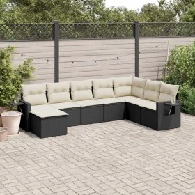 8-piece garden sofa set and black synthetic rattan cushions by , Garden sets - Ref: Foro24-3252893, Price: 473,68 €, Discount: %