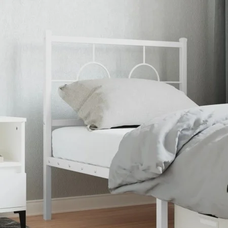 Kopfteil aus weißem Metall, 75 cm von , Kopf- und Fußteile - Ref: Foro24-376301, Preis: 28,39 €, Rabatt: %