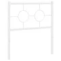 White metal headboard 75 cm by , Headboards and footboards - Ref: Foro24-376301, Price: 28,39 €, Discount: %